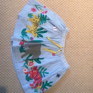 Mini Boden girls safari skirt